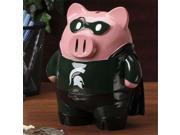 Michigan State Spartans Piggy Bank Large Stand Up Superhero