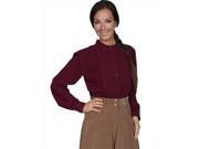 Scully RW577 BUR L Women Rangewear Mollie Shirt Burgundy Large