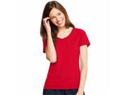 Deep Red Womens X Temp V Neck T Shirt Size M