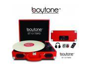 Boytone BT101TBRD Mobile Suitcase Turntable Red