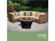 TKC Laguna 4 Piece Outdoor Wicker Patio Furniture Set