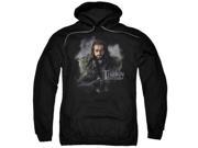 Trevco The Hobbit Thorin Oakenshield Adult Pull Over Hoodie Black XL