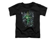 Trevco Green Lantern Surrounded By Death Short Sleeve Toddler Tee Black Medium 3T