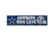 Fan Creations N0580L Dallas Cowboys Distressed Man Cave Sign 24