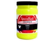 Speedball Non Toxic Non Flammable Water Soluble Acrylic Textile Ink 1 Qt. Jar Yellow