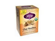 Yogi 672535 Yogi Tea Chai Rooibos Caffeine Free 16 Tea Bags
