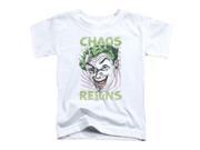 Trevco Batman Classic Tv Chaos Reigns Short Sleeve Toddler Tee White Large 4T