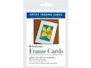 Strathmore ST105 912 3.5 in. x 4.875 in. White Die Cut Window Artist Trading Card Frame Cards