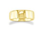 SuperJeweler SB1R63 070 14Y z7 Beveled Comfort Fit 6Mm 14K Yellow Gold Ladies And Mens Wedding Band Size 7