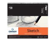 Canson C100510853 14 in. x 17 in. Sketch Sheet Pad