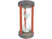 Cray Cray Supply Sleek Circle Gray Hourglass with Red Spindles