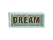 Benzara 70986 Glowing Wood Led Dream Sign