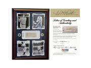 26 x 36 in. Babe Ruth Autographed Bank Check Custom Framed Piece With Photos New York Yankees