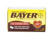 Bayer Aspirin Pain Relieve 325 mg Tablets 24 Count