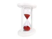 Cray Cray Supply White Oval Hourglass with Red Sand