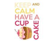 Brewster Home Fashions CR 62403 Keep Calm And Cupcake Wall Quote 27.6 in.