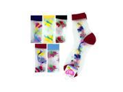 Bulk Buys GH348 108 Hi Cut Argyle Socks 6 8 Size