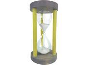 Cray Cray Supply Sleek Circle Gray Hourglass with Yellow Spindles