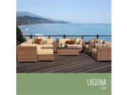 TKC Laguna 12 Piece Outdoor Wicker Patio Furniture Set