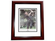 8 x 10 in. Gary Player Autographed Golf Photo Mahogany Custom Frame