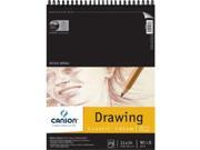 Canson C100510974 11 in. x 14 in. Drawing Sheet Pad