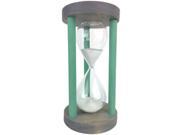 Cray Cray Supply Sleek Circle Gray Hourglass with Green Spindles