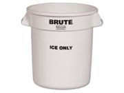 Rubbermaid Commercial Products 9F86WHI Brute Ice Only Container White