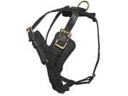 Viper V3002 6 21 30 N x 32 40 G in. Typhoon Leather Working Dog Harness Brown