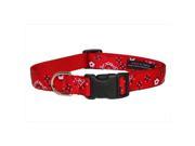 Sassy Dog Wear BANDANA RED4 C Bandana Dog Collar Red Large
