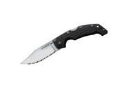 Cold 29TLCCS Voyager Knife Clip Point 4 in. Serrated BD1 Steel SW Blade