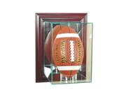 Perfect Cases WMUPFB C Wall Mounted Upright Football Display Case Cherry