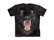 The Mountain 1038893 Aggressive Panther T Shirt Extra Large