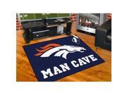 Fan Mats FAN 14296 Denver Broncos NFL Man Cave All Star Floor Mat 34in x 45in