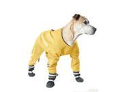Muttluks DJ18Y 4 Legged Dog Jog Rain Suit Size 18 Yellow