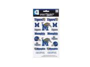 Bulk Buys GM913 24 University Of Memphis Tigers Spirit Stickers
