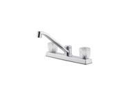 Design House 545988 Millbridge Dual Handle Kitchen Faucet Polished Chrome