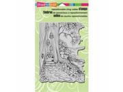 Stampendous CRR241 Cling Stamp 4 x 6 in. Gnome Home