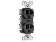 Cooper Wiring 2578904 Commercial Duplex 15A Black