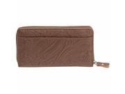 Casual Outfitters Brown Solid Genuine Leather Ladies Wallet