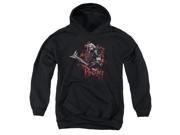 Trevco The Hobbit Bolg Youth Pull Over Hoodie Black Small
