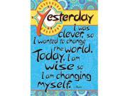 Barker Creek BC 1822 Today I Am Wise Poster