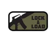 Fox Outdoor 84P 130 Lock Load Patch Olive Drab