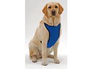 Warming Cooling Dog Harness with Gel Pack Medium Royal Blue