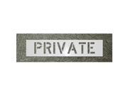 CH Hanson 70321 Private 12 X 9 In. Stencil