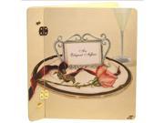 Lexington Studios 12017RC Wedding Table 4 Two Rose Book Large Album Cream