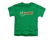 Trevco Gumby Logo Short Sleeve Toddler Tee Kelly Green Large 4T