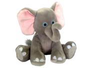 First Main 7763 7 in. Sitting Floppy Friends Elephant Plush Toy