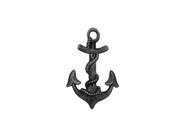 Handcrafted Model Ships K 0571A silver 8 in. Cast Iron Anchor Hook Antique Silver