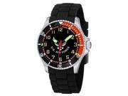 Frontier 62D Strap Stainless Steel Padded Rubber Analog Watch with Black Dial