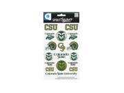 Bulk Buys GM889 24 Colorado State University Spirit Stickers